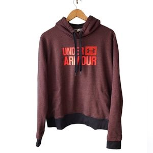 Under Armour Maroon Long Sleeve Hoodie Size XL